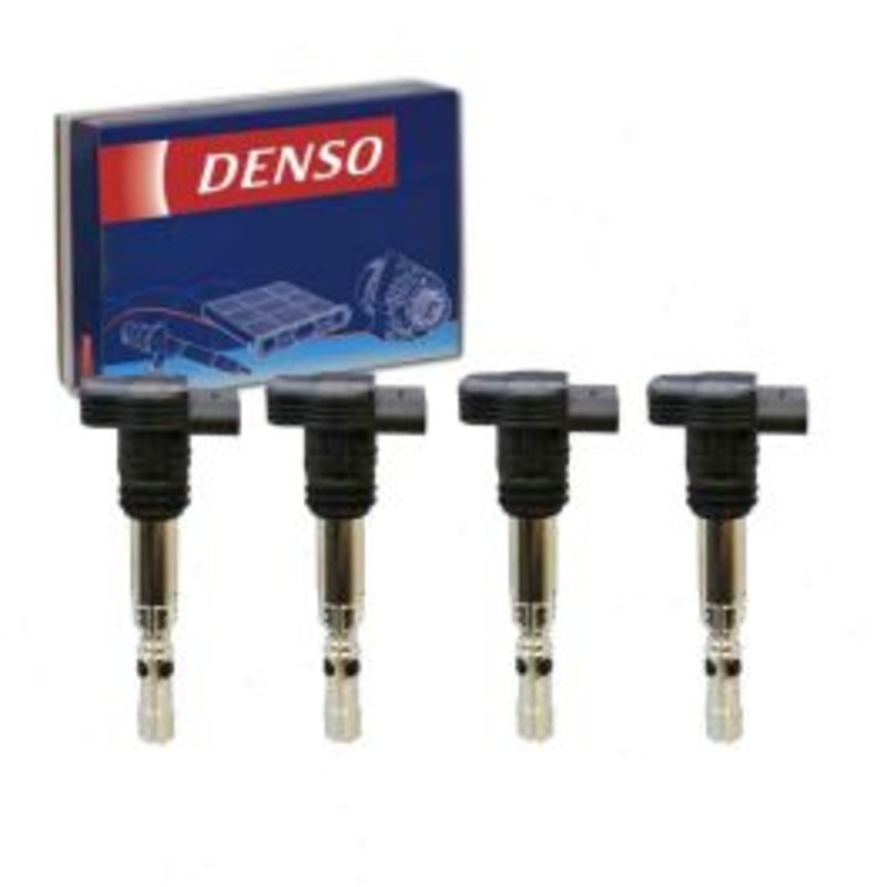 4 pc DENSO Direct Ignition Coils for 2001-2005 Audi A4 Quattro 1.8L L4