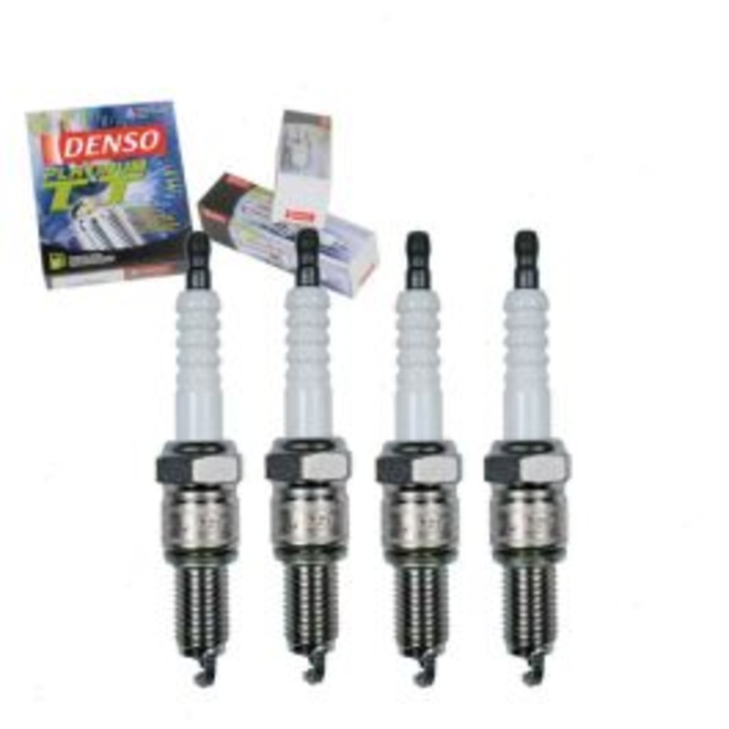 4 pc DENSO Platinum TT Spark Plugs for 1984-1989 Toyota Van 2.0L 2.2L L4