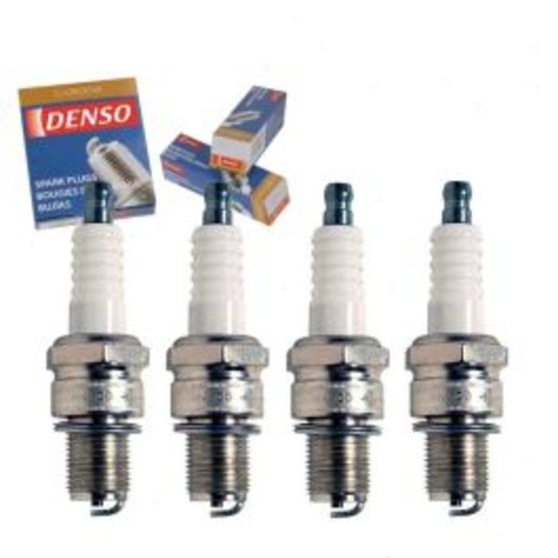 4 pc DENSO Standard U-Groove Spark Plugs for 1972-1974 Renault R15 1.6L L4