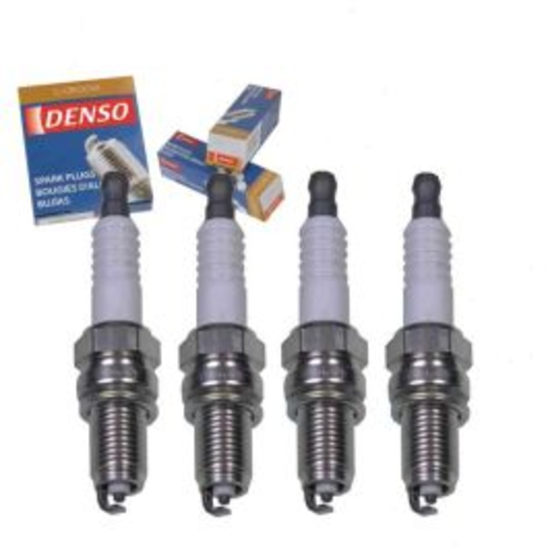 4 pc DENSO Standard U-Groove Spark Plugs for 2012-2013 Fiat 500 1.4L L4