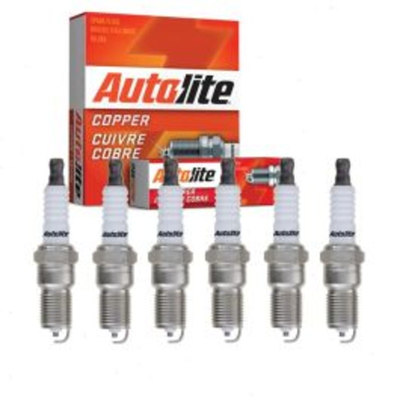 6 pc Autolite Copper Core Spark Plugs for 2001-2003 Ford Explorer Sport
