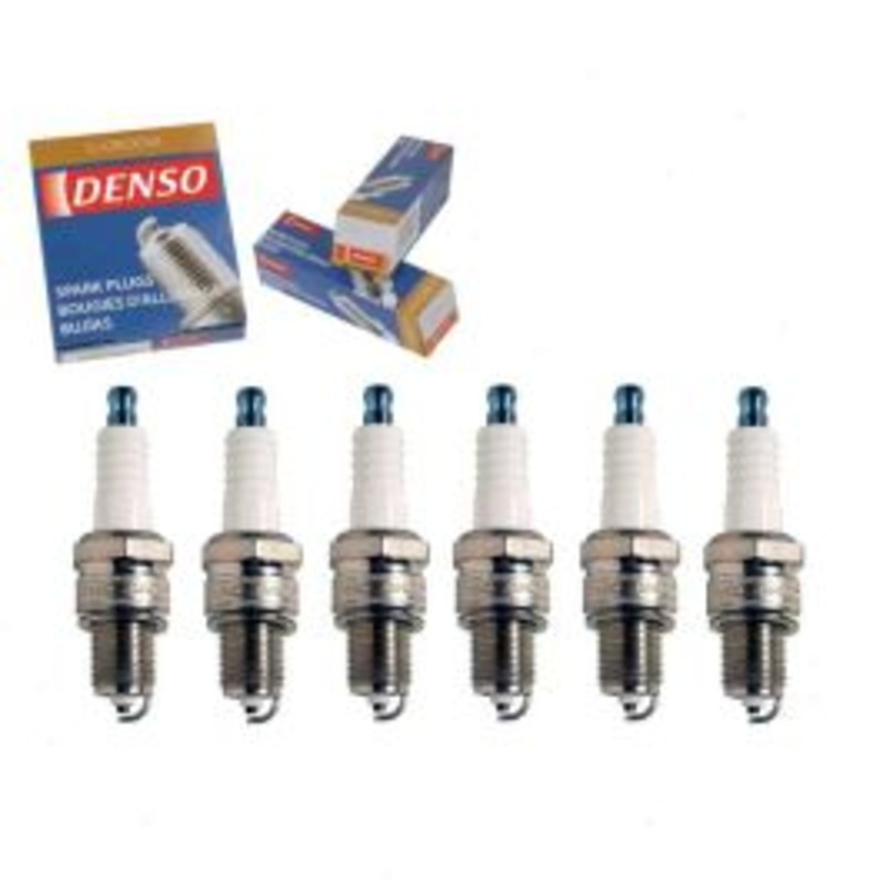 6 pc DENSO Standard U-Groove Spark Plugs for 1973-1974 Mercedes-Benz 280 2.8L L6