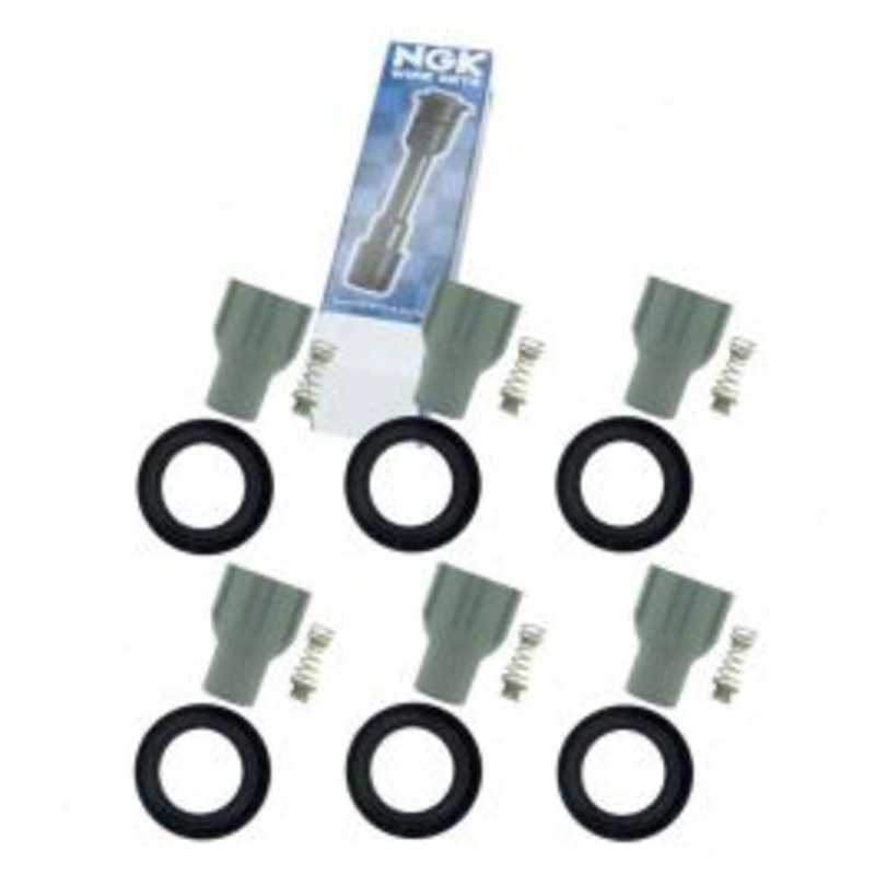 6 pc NGK Ignition Coil Boots for 2013-2018 Cadillac ATS 3.6L V6