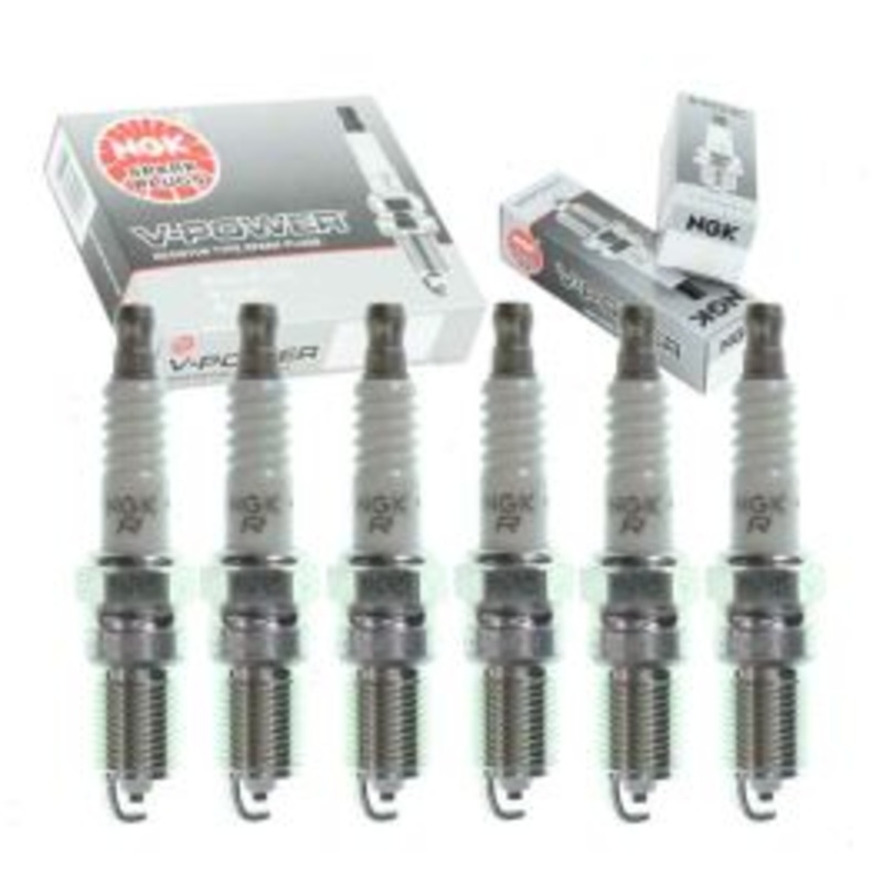 6 pc NGK V-Power Spark Plugs for 1989-1996 Oldsmobile Cutlass Ciera 3.1L 3.3L V6