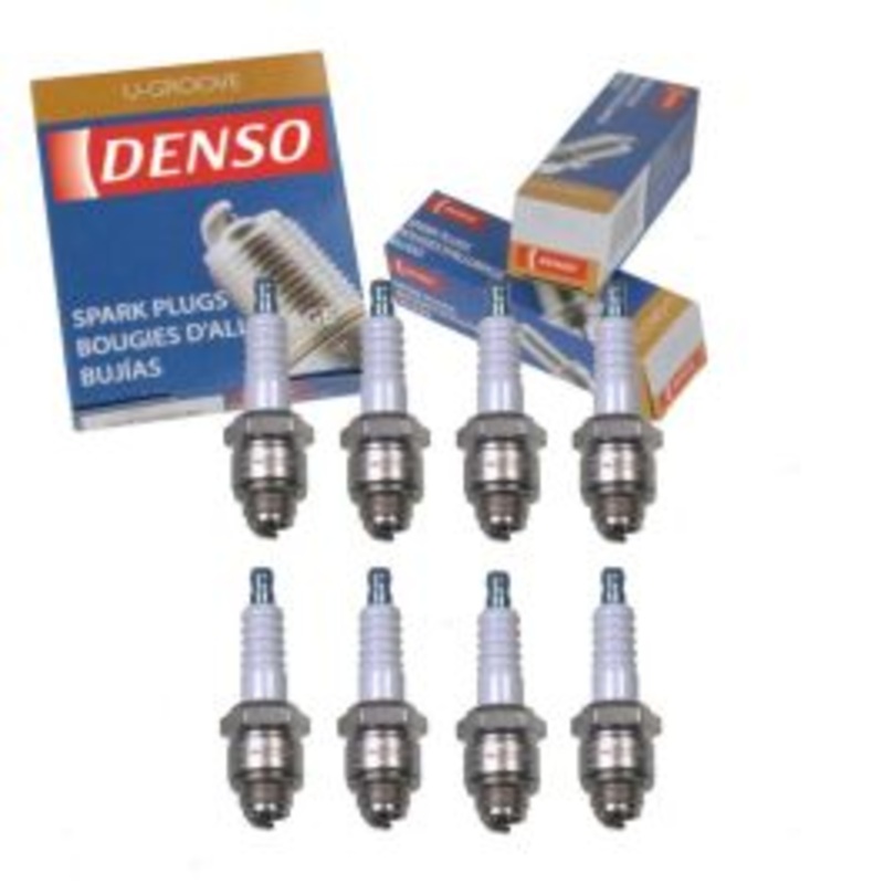 8 pc DENSO Standard U-Groove Spark Plugs for 1969 Chevrolet K10 Suburban 5.0L V8