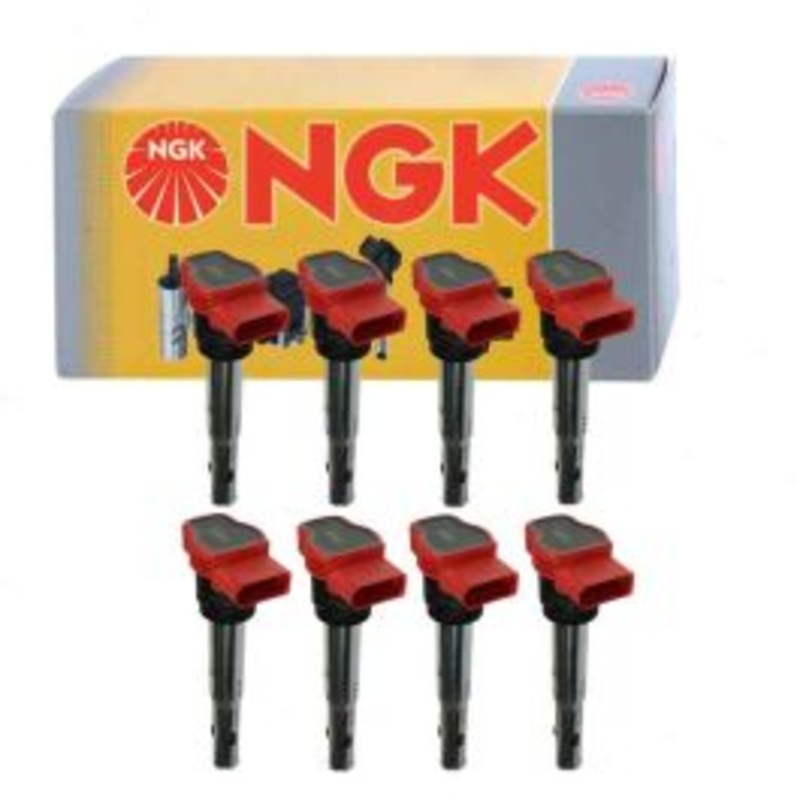 8 pc NGK Ignition Coils for 2008-2015 Audi R8 4.2L V8