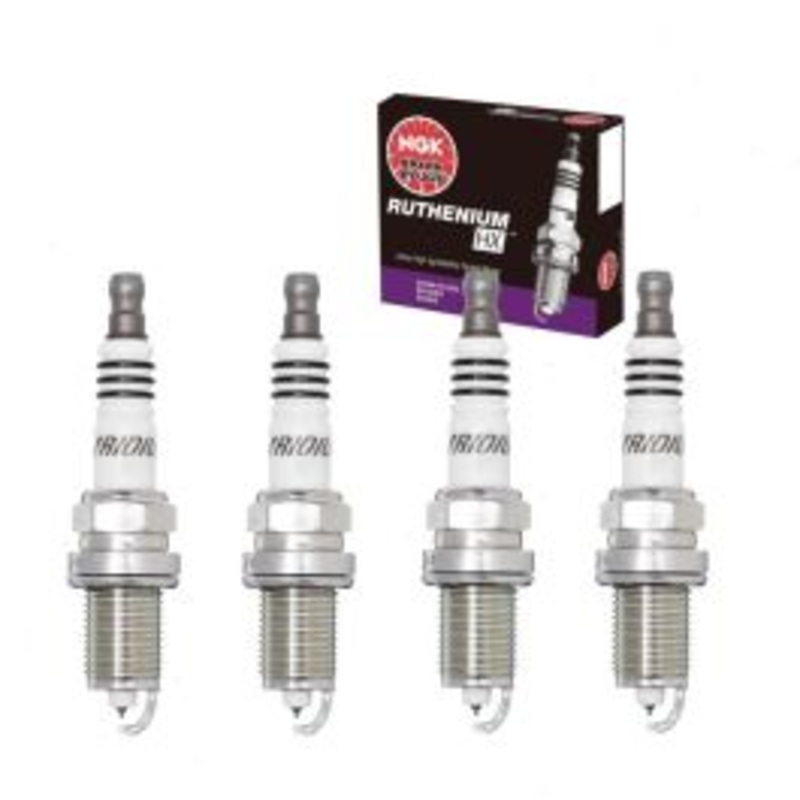 4 pc NGK Ruthenium HX Spark Plugs for 2012-2017 Hyundai Veloster 1.6L L4