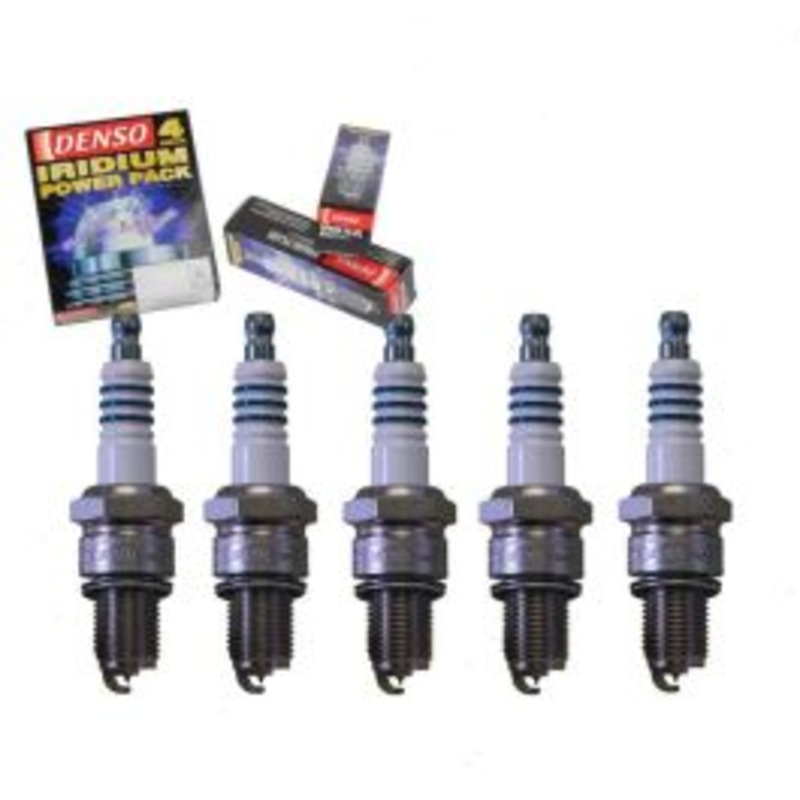 5 pc DENSO Iridium Power Spark Plugs for 1989-1991 Audi 100 Quattro 2.3L L5
