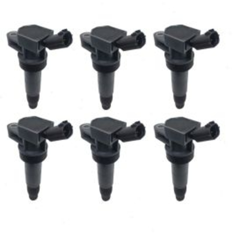 6 pc Hitachi Ignition Coils for 2016 Kia K900 3.8L V6