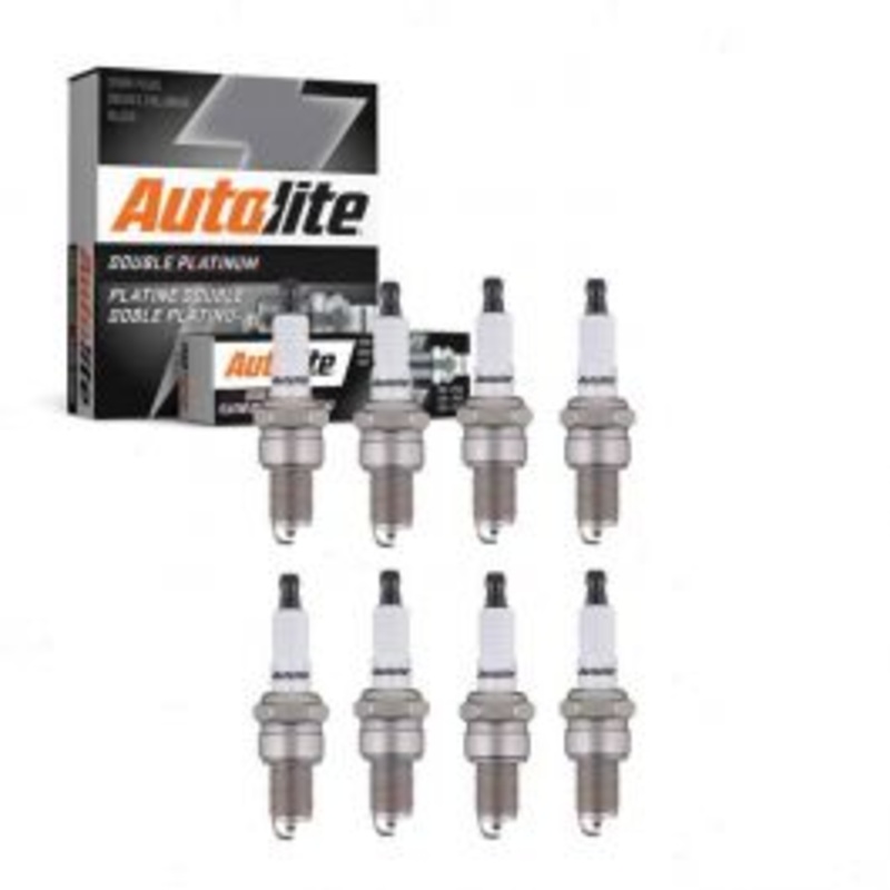 8 pc Autolite Double Platinum Spark Plug for 1968-1974 Dodge D100 Pickup
