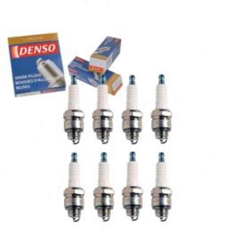 8 pc DENSO Standard U-Groove Spark Plugs for 1976-1978 Plymouth PB300 7.2L V8