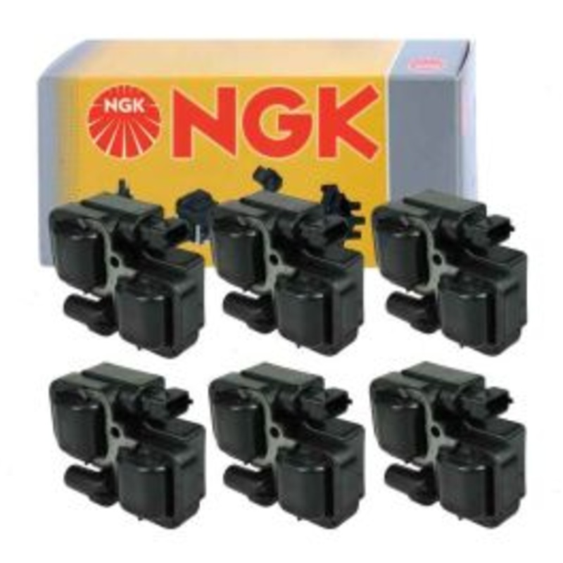 6 pc NGK Ignition Coils for 1998-2003 Mercedes-Benz ML320 3.2L V6