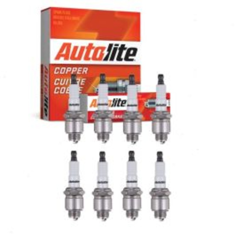 8 pc Autolite Copper Core Spark Plugs for 1955 GMC 280-22 5.2L 5.3L V8