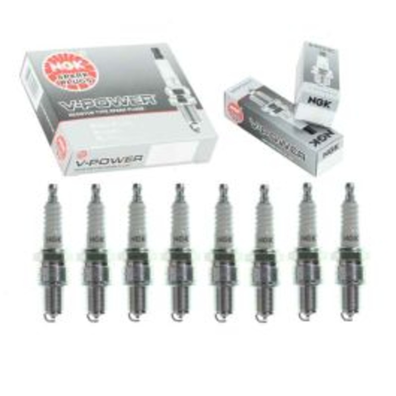 8 pc NGK V-Power Spark Plugs for 1968-1976 Bentley T1 Series 6.2L 6.8L V8