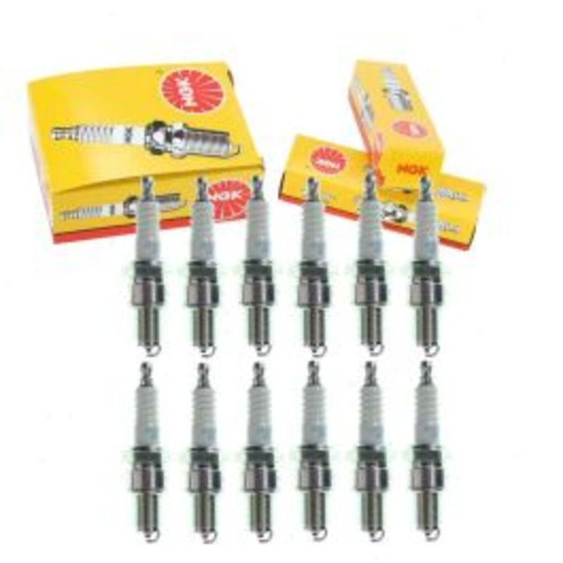 12 pc NGK Standard Spark Plugs for 1968-1970 Lamborghini Islero 4.0L V12