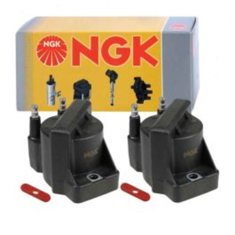 2 pc NGK Ignition Coils for 1987-1996 Chevrolet Corsica 2.0L 2.2L L4