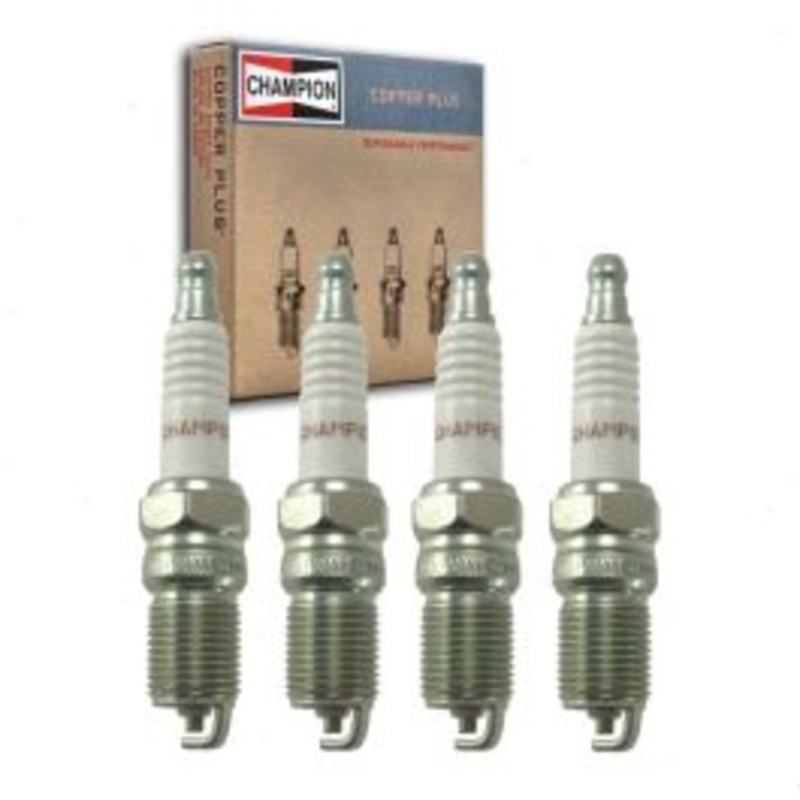 4 pc Champion Copper Plus Spark Plugs for 1980 Ford Fiesta 1.6L L4