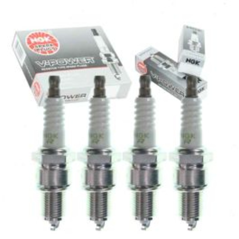 4 pc NGK V-Power Spark Plugs for 1979-1991 Dodge Colt 1.4L 1.5L 1.6L 1.8L 2.0L L4