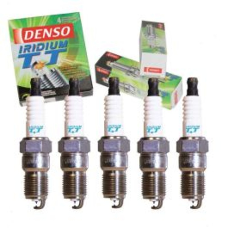 5 pc DENSO Iridium TT Spark Plugs for 2006-2010 Hummer H3