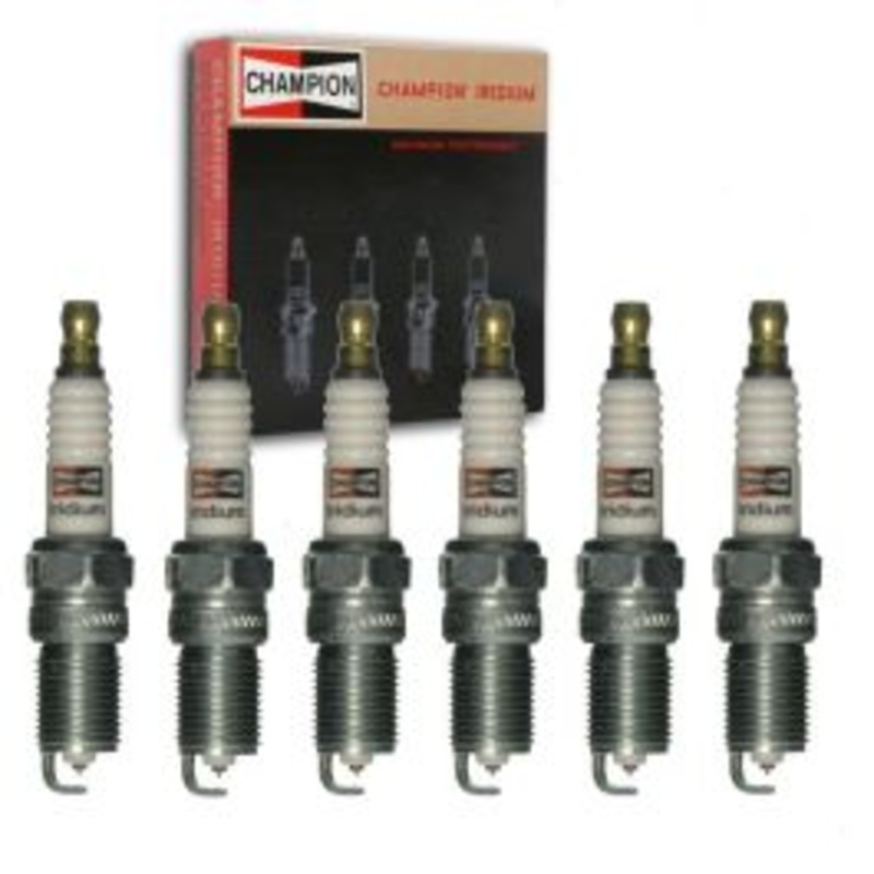 6 pc Champion Iridium Spark Plugs for 1987-1993 Oldsmobile Cutlass Cruiser 3.3L 3.8L V6