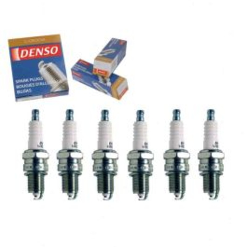 6 pc DENSO Standard U-Groove Spark Plugs for 1988-1989 Toyota Land Cruiser 4.0L L6
