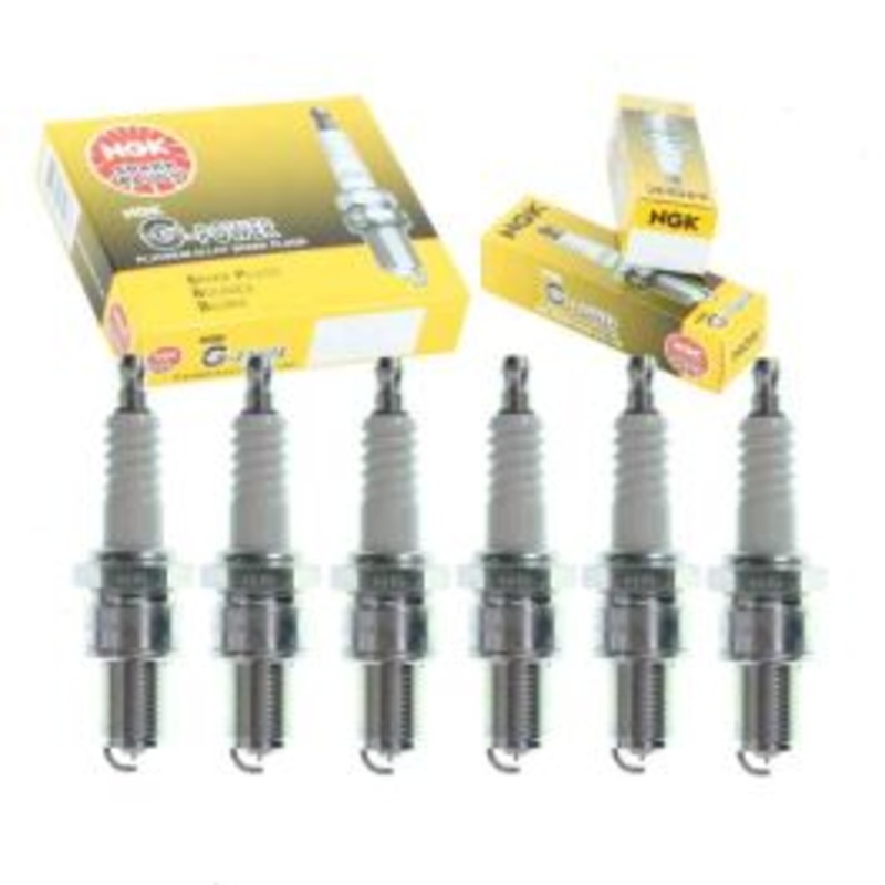 6 pc NGK G-Power Spark Plugs for 1965-1966 Toyota Land Cruiser 3.9L L6