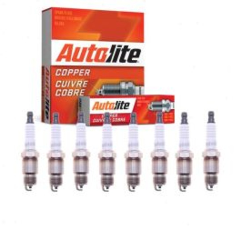 8 pc Autolite Copper Core Spark Plugs for 1987-1989 GMC R2500 5.7L 7.4L V8