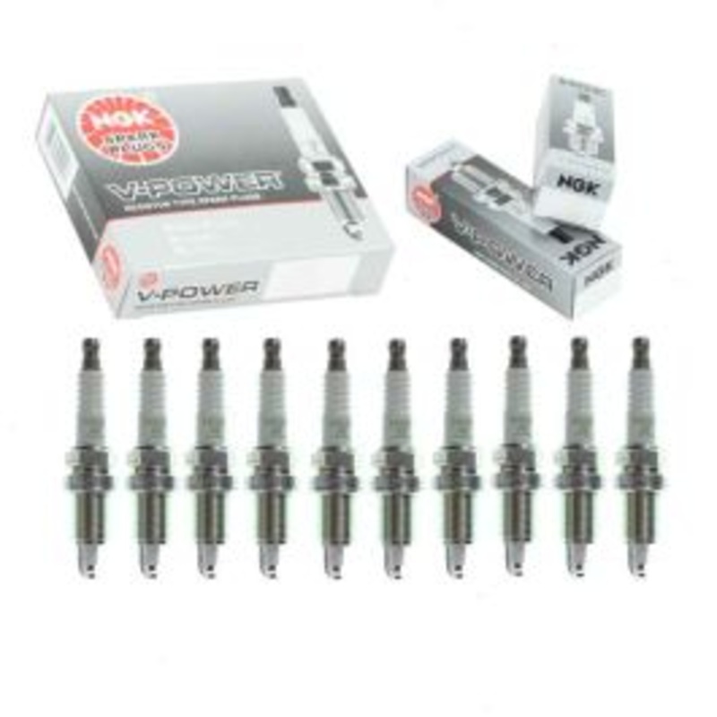 10 pc NGK V-Power Spark Plugs for 2003-2006 Dodge Viper 8.3L V10