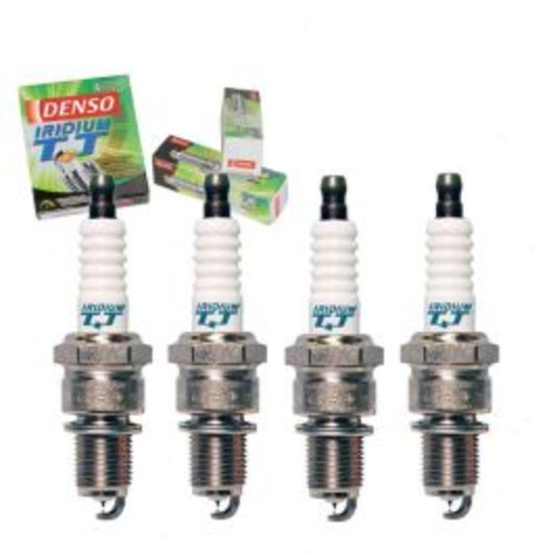 4 pc DENSO Iridium TT Spark Plugs for 1980-1984 Volkswagen Rabbit Convertible 1.6L 1.7L 1.8L L4