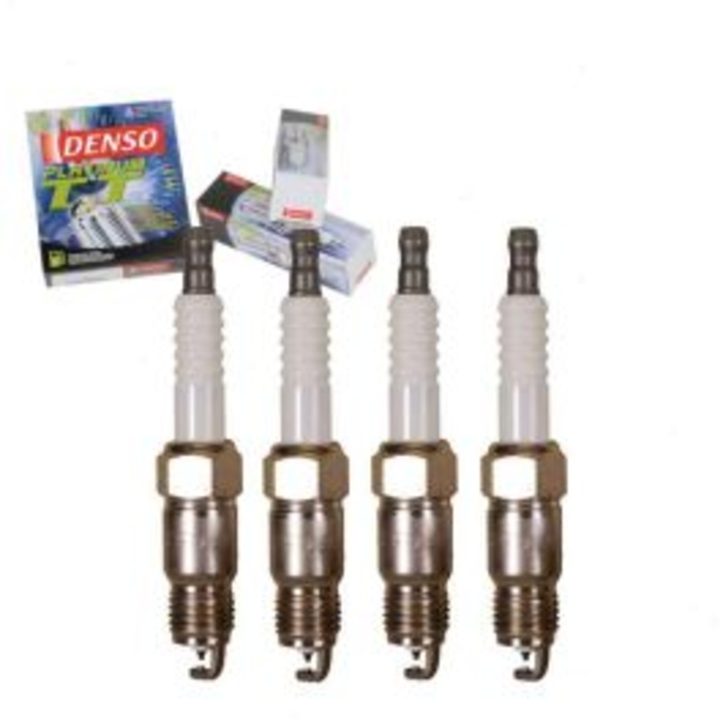 4 pc DENSO Platinum TT Spark Plugs for 1976-1986 Pontiac Sunbird 2.0L 2.3L 2.5L L4