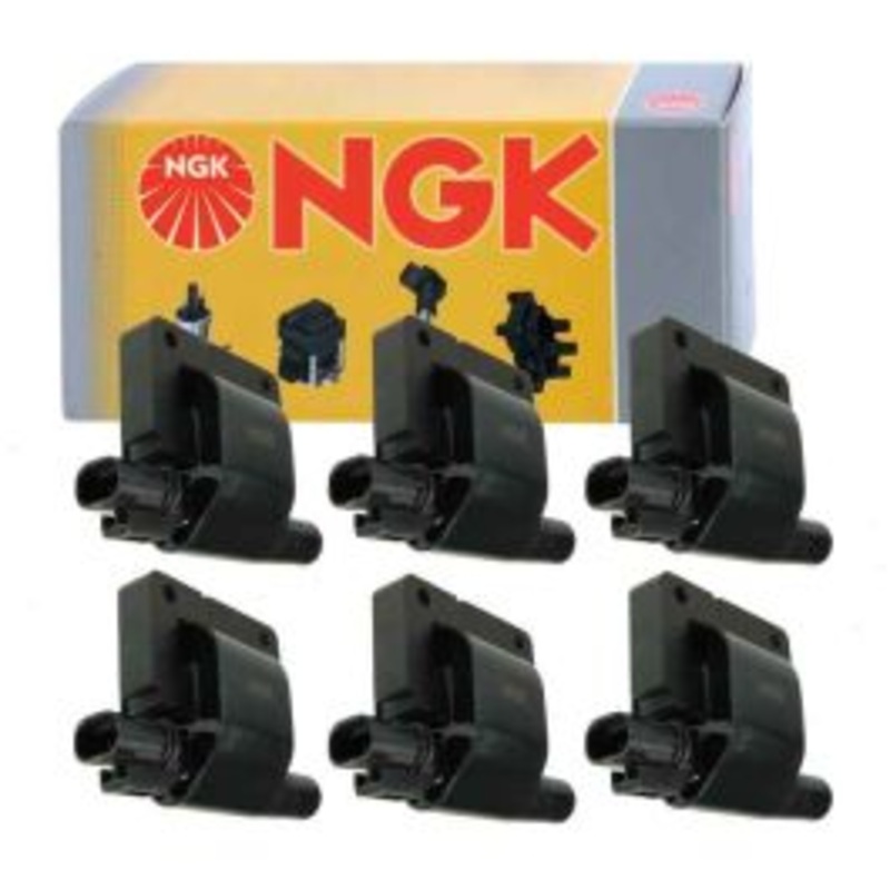 6 pc NGK 49045 U1024 Ignition Coils