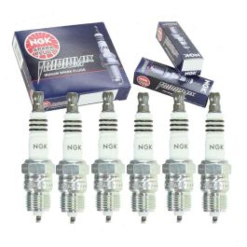 6 pc NGK Iridium IX Spark Plugs for 1987 Chevrolet V10 4.3L V6