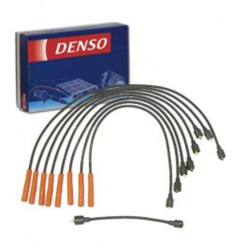 DENSO Spark Plug Wire Set for 1975-1978 Dodge B200 5.2L 5.9L V8