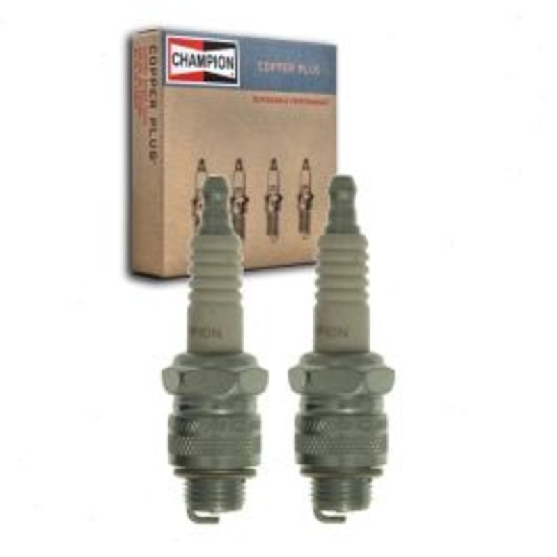 2 pc Champion Copper Plus 592S RJ12C Spark Plugs