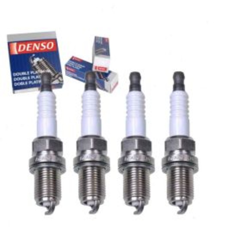 4 pc DENSO Double Platinum Spark Plugs for 2001 Nissan Sentra 2.0L L4