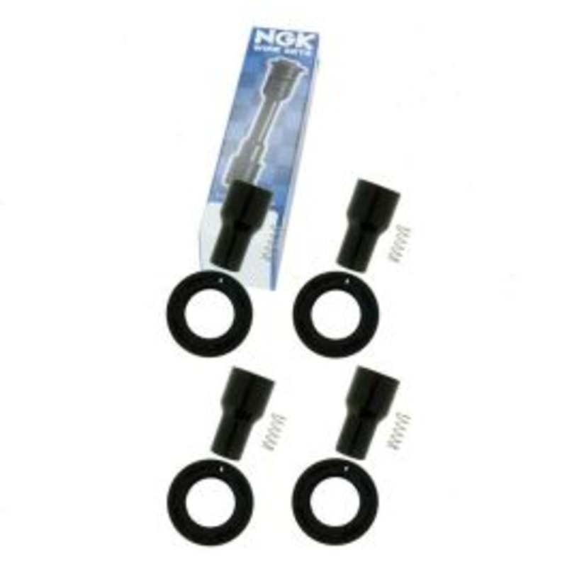 4 pc NGK Ignition Coil Boots for 2009-2012 Toyota Corolla 2.4L L4