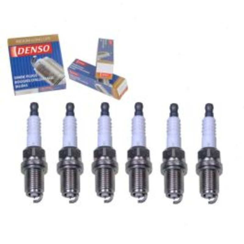 6 pc DENSO Iridium Long Life Spark Plugs for 2002-2003 Isuzu Axiom 3.5L V6
