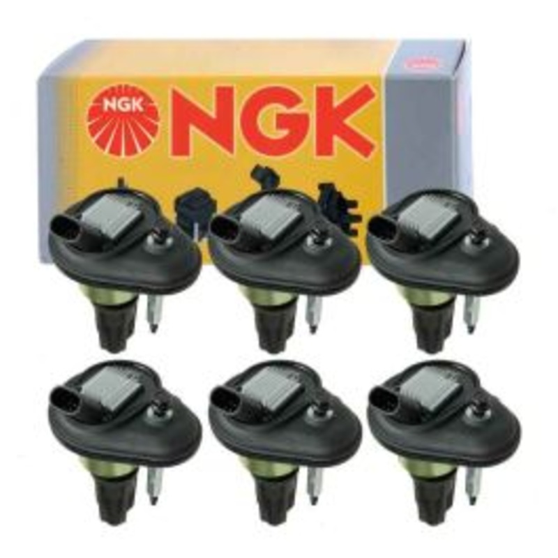 6 pc NGK Ignition Coils for 2005-2009 Saab 9-7x 4.2L L6