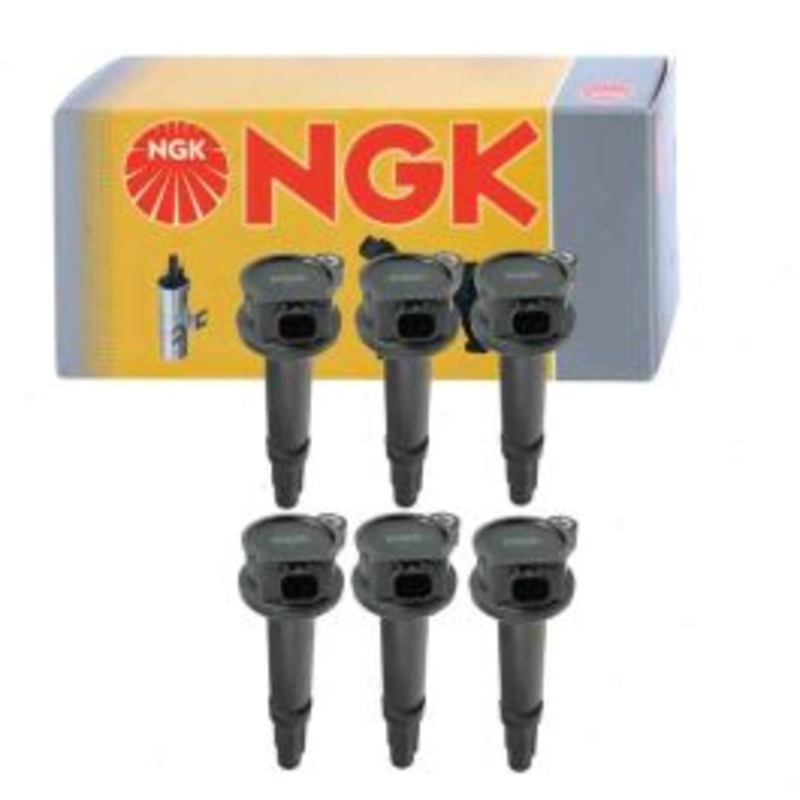 6 pc NGK Ignition Coils for 2006-2012 Ford Fusion 3.0L V6