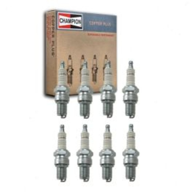 8 pc Champion Copper Plus Spark Plugs for 1958 Fargo FL8 Panel Delivery 5.1L V8