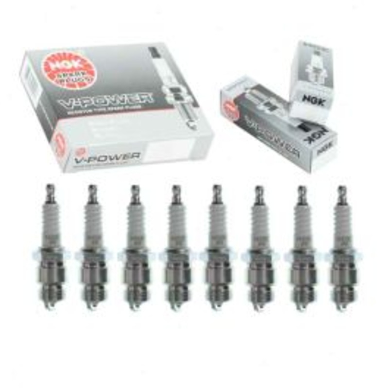 8 pc NGK V-Power Spark Plugs for 1966-1974 Ford F-100 Pickup 5.0L 5.8L 5.9L 6.4L V8