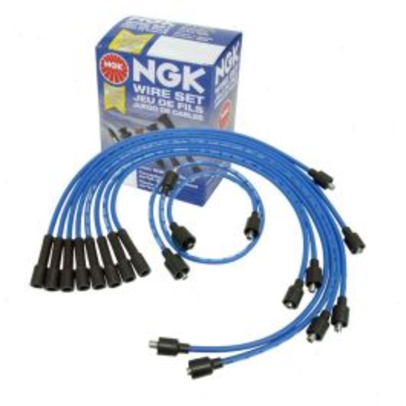 NGK Spark Plug Wire Set for 1979-1980 Dodge D200 5.2L 5.9L V8