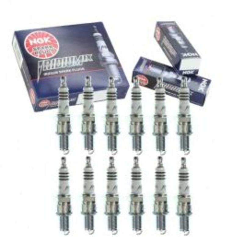 12 pc NGK Iridium IX Spark Plugs for 1968 Ferrari 275 GT 3.3L V12