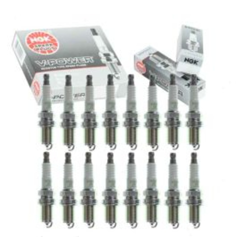16 pc NGK V-Power Spark Plugs for 2003-2006 Mercedes-Benz CLK500 5.0L V8