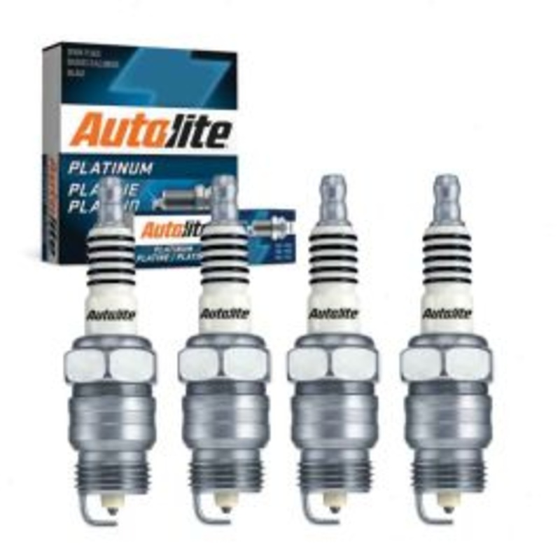 4 pc Autolite Platinum Spark Plug for 1971-1974 Mercury Capri 2.0L L4