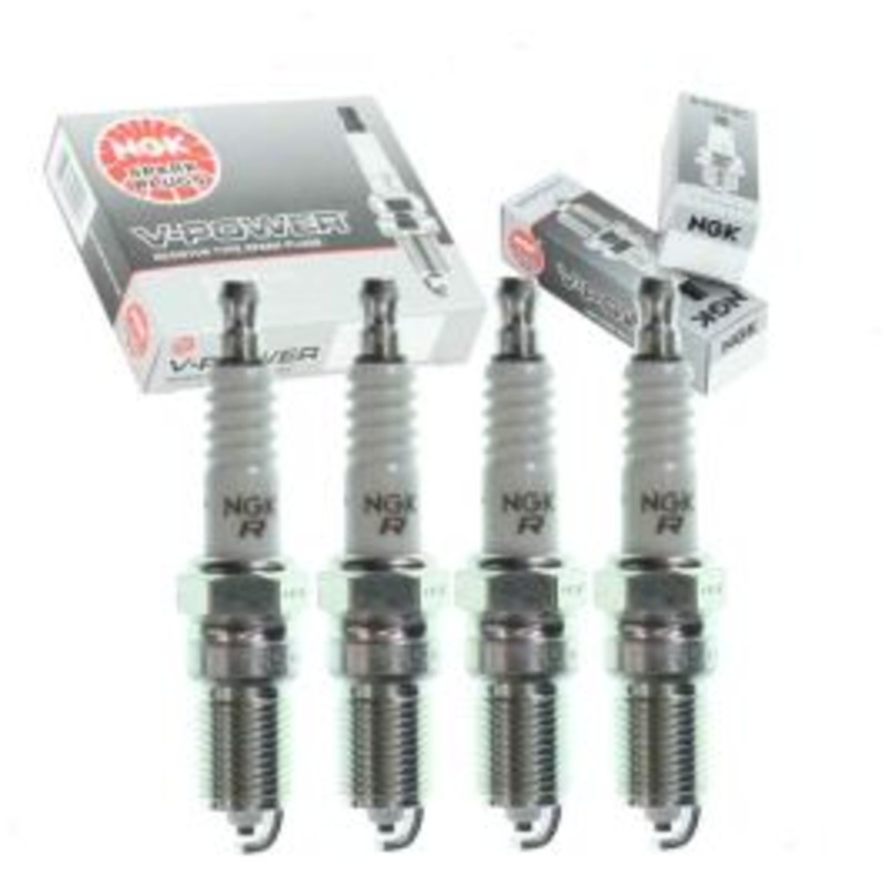 4 pc NGK V-Power Spark Plugs for 1983-1985 Ford LTD 2.3L L4