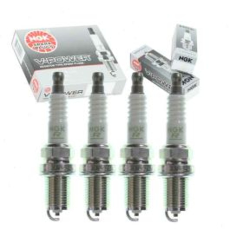 4 pc NGK V-Power Spark Plugs for 2003-2012 Toyota Matrix 1.8L 2.4L L4