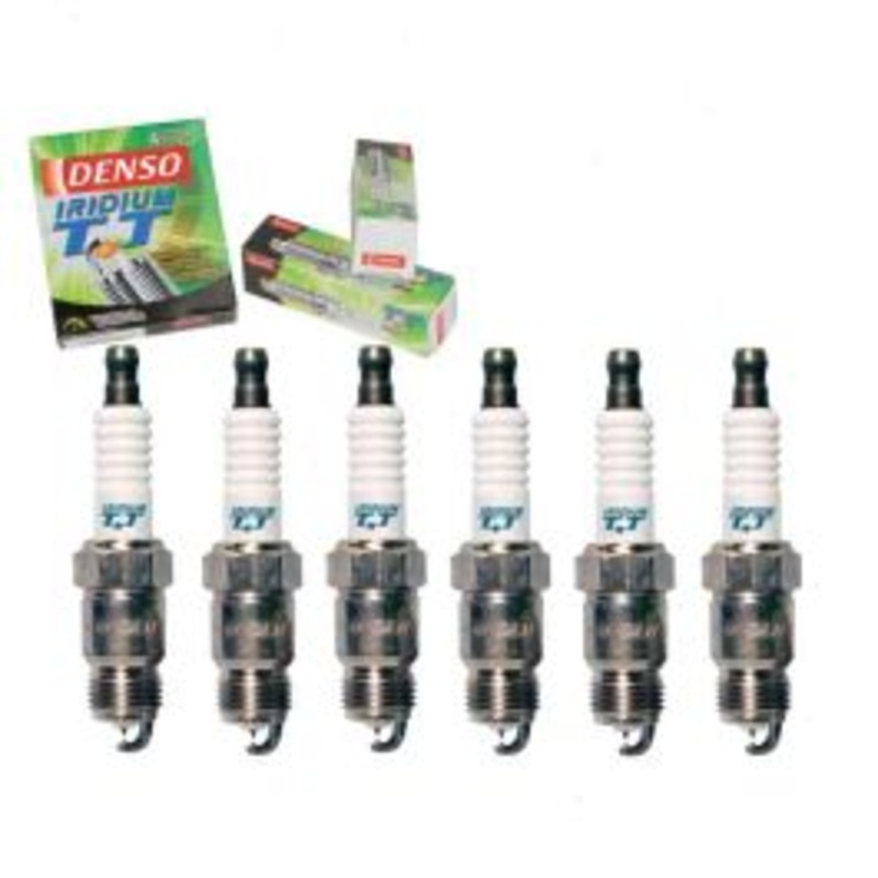 6 pc DENSO Iridium TT Spark Plugs for 1980-1982 Cadillac DeVille 4.1L V6