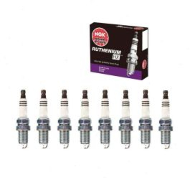 8 pc NGK Ruthenium HX Spark Plugs for 1999-2003 Dodge Ram 1500 Van 5.2L 5.9L V8