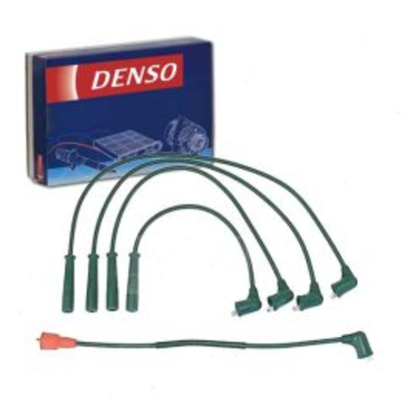 DENSO Spark Plug Wire Set for 1988-1992 Mazda 626 2.2L L4